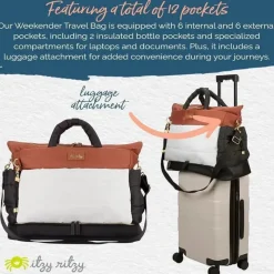 Itzy Ritzy - Bolsa Dream Weekender, Café e Creme Best