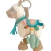 Itzy Ritzy - Brinquedo Link &amp; Love para carrinho ou cadeirinha de carro, mordedor de silicone, lhama Hot
