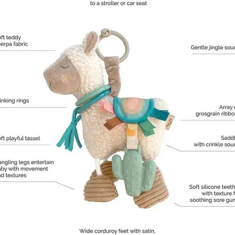 itzy_ritzy__brinquedo_lin_SKUUILixgyi_2.webp Itzy Ritzy - Brinquedo Link & Love para carrinho ou cadeirinha de carro, mordedor de silicone, lhama Hot