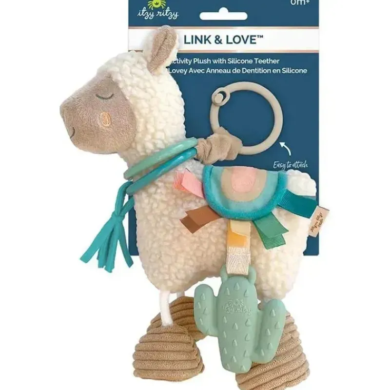 itzy_ritzy__brinquedo_lin_SKUUILixgyi_3.webp Itzy Ritzy - Brinquedo Link & Love para carrinho ou cadeirinha de carro, mordedor de silicone, lhama Hot