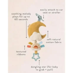 Itzy Ritzy - Brinquedo Musical Pull-Down Bitzy Notes™, Nuvem/Sol Hot