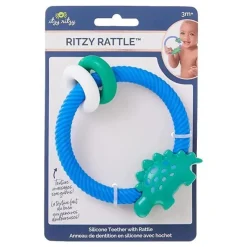 Itzy Ritzy - chocalho de dinossauro com anel de dentição Hot