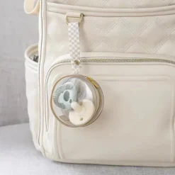 Itzy Ritzy - Estojo transparente para chupeta com alça, comporta 2 chupetas, cinza Clearance