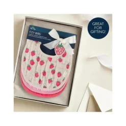 Itzy Ritzy - Itzy Bibs™, Strawberries + Cream Discount