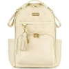 Itzy Ritzy - Mochila para fraldas, mochila Boss Plus de grande capacidade para bebês, leite e mel Fashion