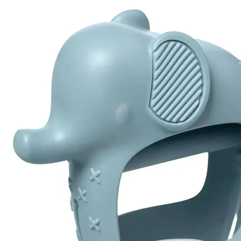 itzy_ritzy__mordedor_de_d_SKU1kItRuwf_2.webp Itzy Ritzy - Mordedor de desenvolvimento de silicone Bitzy Grip com punho fácil de segurar, elefante Sale