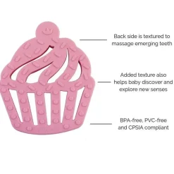 Itzy Ritzy - Mordedor de Silicone, Cupcake Hot