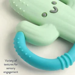 Itzy Ritzy - mordedor de silicone com alças fáceis de agarrar, cacto Fashion