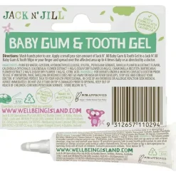Jack N Jill Jack N' Jill - goma de bebê e gel dental 0,5 onças Fashion