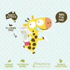 Jack N Jill Jack N' Jill - pasta de dente natural para bebês e crianças pequenas, mirtilo 1,76 onças Hot