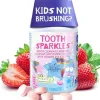 Jack N Jill Jack N' Jill - Tooth Sparkles, mastigadores de cálcio para limpeza de dentes com hidroxiapatita (60 comprimidos) Fashion