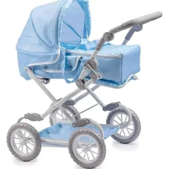 JC Toys - Berenguer Boutique, carrinho de boneca dobrável de luxo com dossel, azul Sale