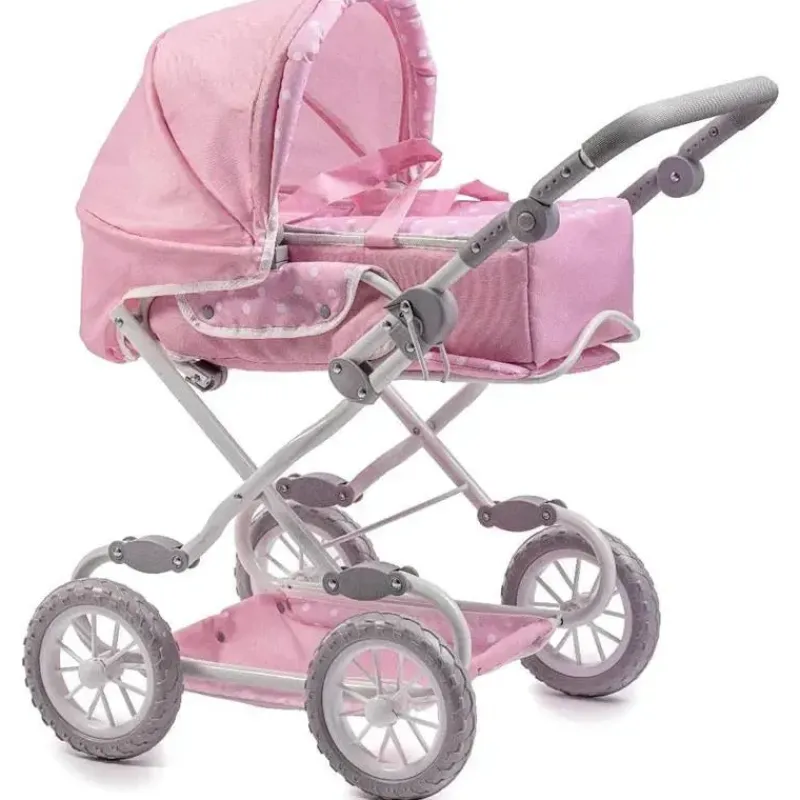 jc_toys__berenguer_boutiq_SKUs6UhTK7h_0.webp JC Toys - Berenguer Boutique, carrinho de boneca dobrável de luxo com dossel, rosa Outlet