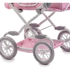JC Toys - Berenguer Boutique, carrinho de boneca dobrável de luxo com dossel, rosa Outlet