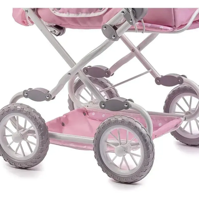 jc_toys__berenguer_boutiq_SKUs6UhTK7h_1.webp JC Toys - Berenguer Boutique, carrinho de boneca dobrável de luxo com dossel, rosa Outlet
