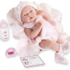 JC Toys - Boneca de menina real La recém-nascida roupa e acessórios de malha rosa, maiores de 2 anos Sale