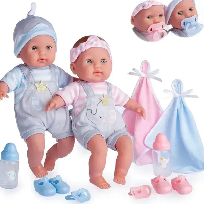 jc_toys__bonecos_gmeos_de_SKU01L1KfLx_0.webp JC Toys - Bonecos gêmeos de corpo macio, conjunto de presente de 12 peças com olhos abertos/fechados, 2 anos + Online