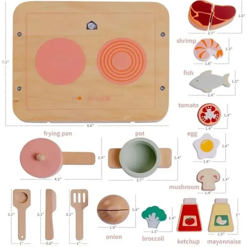 jc_toys__conjunto_de_chef_SKUYgiy3IG1_5.webp JC Toys - Conjunto de chef de cozinha de 16 peças em madeira real, coleção Parfait, maiores de 3 anos, brinquedos Twiggly Sale