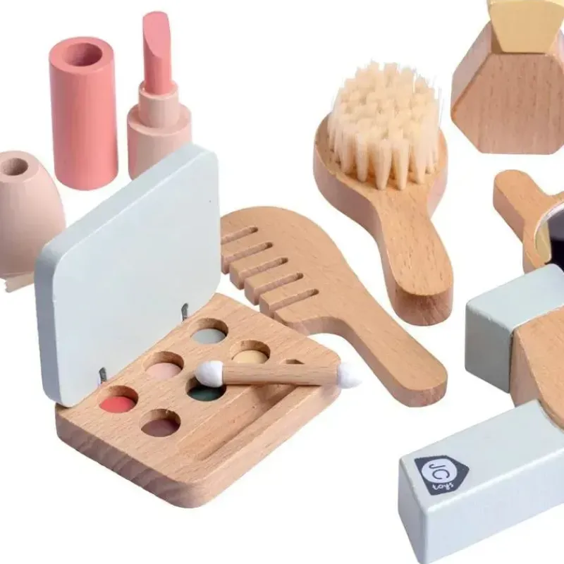 jc_toys__conjunto_de_maqu_SKU9nFShSeV_4.webp JC Toys - Conjunto de maquiagem para cuidados pessoais com 10 peças de madeira real, coleção Parfait, maiores de 3 anos, brinquedos Twiggly Sale