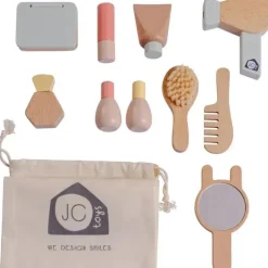 JC Toys - Conjunto de maquiagem para cuidados pessoais com 10 peças de madeira real, coleção Parfait, maiores de 3 anos, brinquedos Twiggly Sale