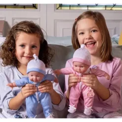 JC Toys - La Baby 11 Bonecas Gêmeas de Corpo Macio, Roupas Removíveis e Saco de Dormir Reversível e Acessórios Fashion