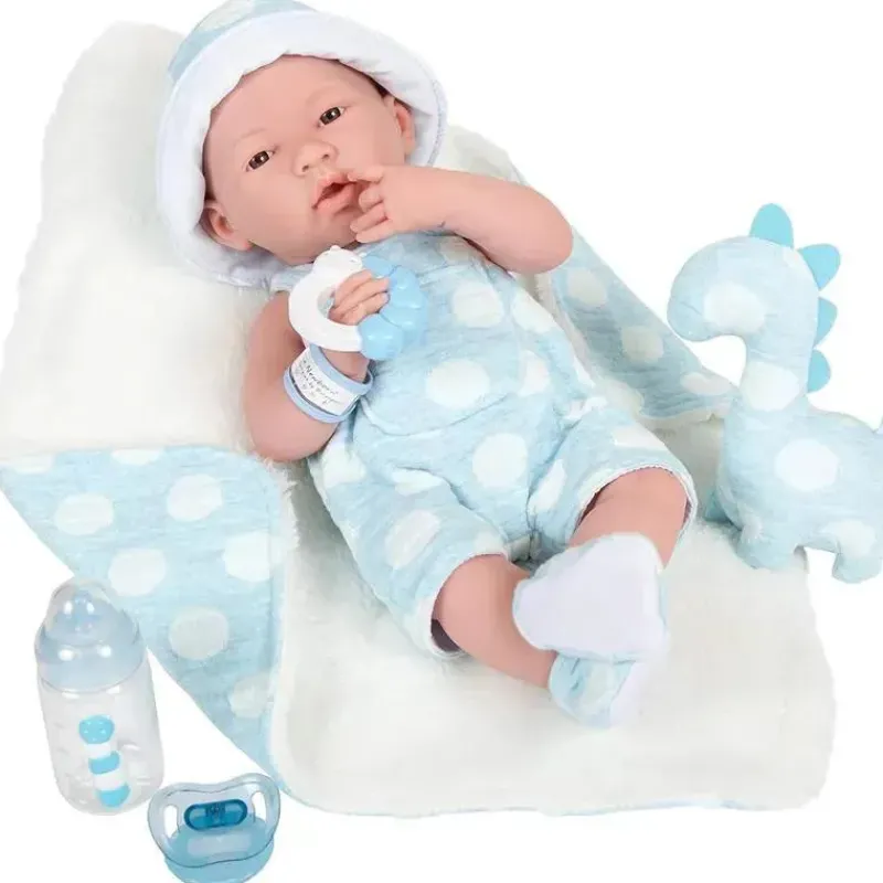 jc_toys__la_newborn_total_SKU6SF4zSxT_6.webp JC Toys - La Newborn totalmente em vinil anatomicamente correto Real Boy 15, desenhado por Berenguer, azul com pontos Online