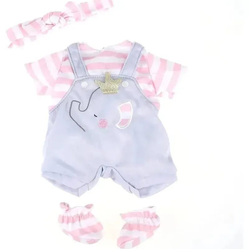 jc_toys__roupa_de_boneca__SKUOF4bsqKs_0.webp JC Toys - Roupa de boneca Berenguer Boutique, macacão cinza com listras rosa, maiores de 2 anos Outlet