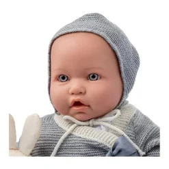 JC Toys Berenguer Boutique La Baby Original Coleção Cinza Conjunto de Presente 17 Corpo Macio Fashion
