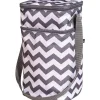 J.L. Childress - 6 Bottle Cooler, Grey Chevron Fashion