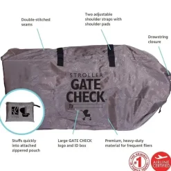 J.L. Childress JL Childress - Bolsa DELUXE Gate Check para carrinhos, Bolsa de carrinho para avião Best