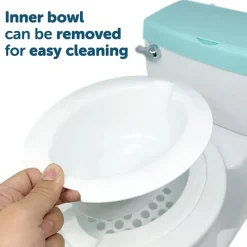 Jool Baby - Potty de sensação real com armazenamento de toalhetes, Aqua Discount