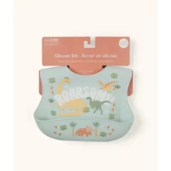 Ju-Ju-Be Jujube - Babador de silicone, Roarsome New