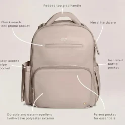 Ju-Ju-Be Jujube - Mochila Clássica, Taupe Fashion