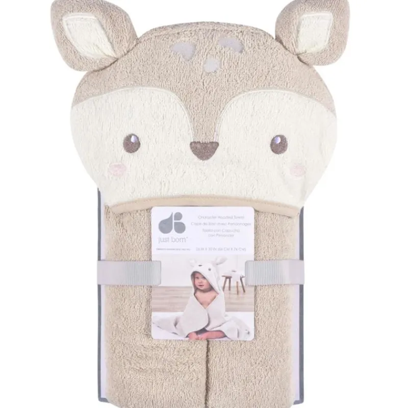 just_born__baby_amp_toddl_SKUzcyRbhop_2.webp Just Born - Baby & Toddler Character Terry Towel Neutral Tan Clearance