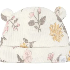 Just Born - Conjunto de bonés e luvas de 4 peças para bebês meninasMittens, Dusty Pink e Floral, 0-6M Discount