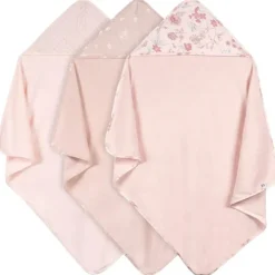 Just Born - 3Pk Hooded Towels Baby Girl Pink Sale