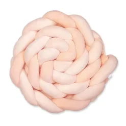 Kalencom - Braided Crib Bumper, Salmon Outlet