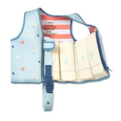 Kalencom - Saro Swim Vest For Kids: Ultimate Safety & Comfort, Blue Clearance