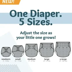 Kanga Care - Rumparooz G3 One Size Pocket Cloth Diaper, Thunder Puff New