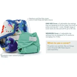 Kanga Care - Rumparooz One Size Cloth Diaper Covers, Clover Best
