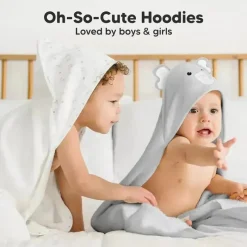 Keababies - Cuddle Baby Hooded Towel, Elephant Fashion