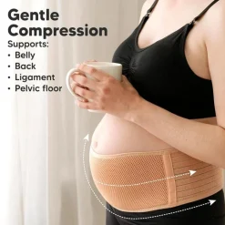 Keababies - Maternity Belly Bands for Pregnant Women Beige Online