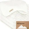 Keababies - 6-Pack Baby Wash Cloths, White Best