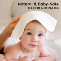 Keababies - 6-Pack Baby Wash Cloths, White Best