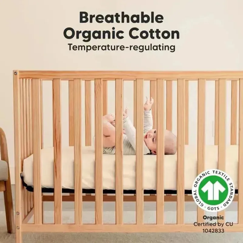 keababies__pack_organic_c_SKUYuoqQPZq_6.webp Keababies - 2-Pack Organic Cotton Fitted Crib Sheet, Pecan Fashion