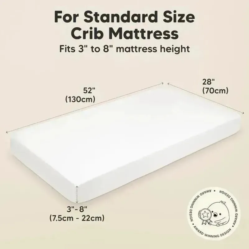 keababies__pack_organic_c_SKUugYHTbgn_1.webp Keababies - 2-Pack Organic Cotton Fitted Crib Sheet, Rose Discount