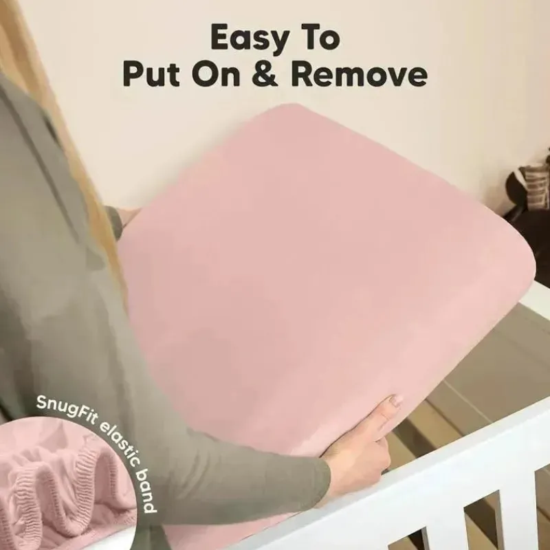keababies__pack_organic_c_SKUugYHTbgn_3.webp Keababies - 2-Pack Organic Cotton Fitted Crib Sheet, Rose Discount