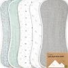 Keababies - 5-Pack Softe Burp Cloths, Nordic Best