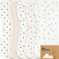 Keababies - 5-Pack Urban Burp Cloths, Sweet Charm Online