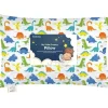 Keababies - 13X18 Toddler Pillow With Pillowcase, Happy Dino Fashion